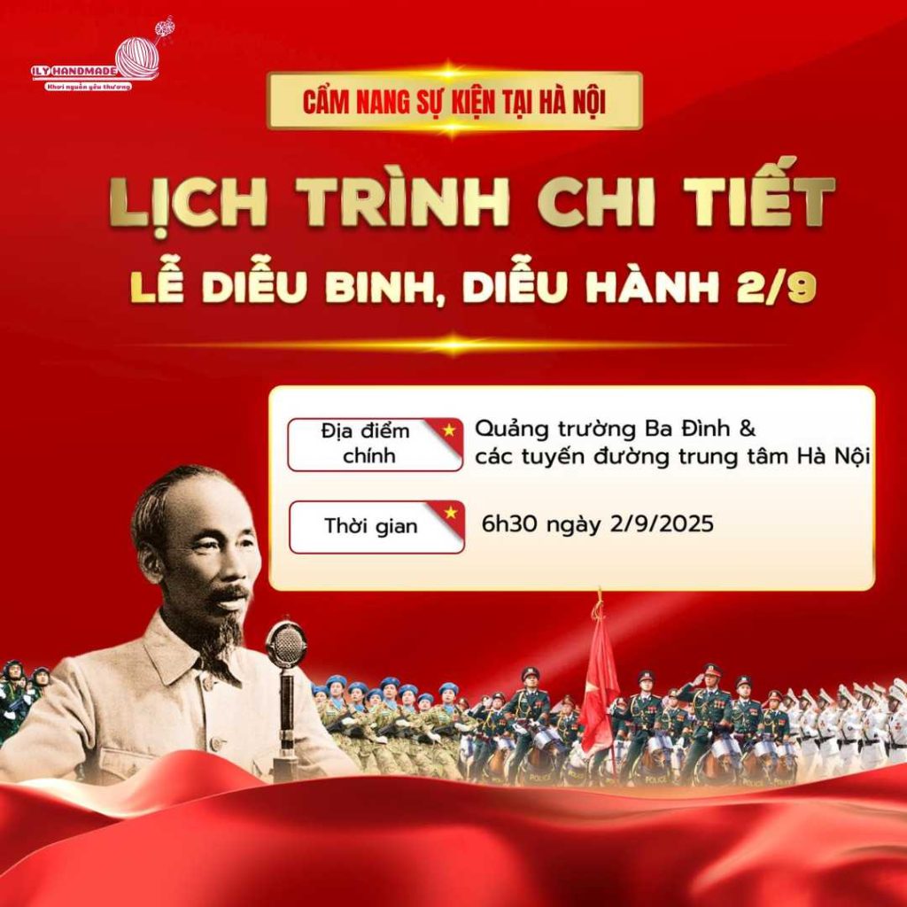 Lịch trình chi tiết Lễ diễu binh, diễu hành kỷ niệm 80 năm Quốc khánh 2/9