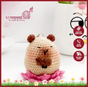 Móc Khoá Len Capybara - Xu Hướng Quà Tặng Handmade