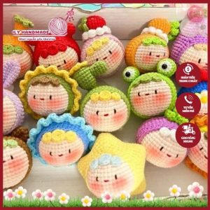 Móc khóa len handmade phụ kiện nhỏ ý nghĩa lớn