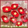 Móc Khóa Len Cờ Việt Nam Handmade - Ngôi Sao Vàng Trên Nền Đỏ