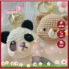 Móc khoá thú bông móc len siêu cưng handmade