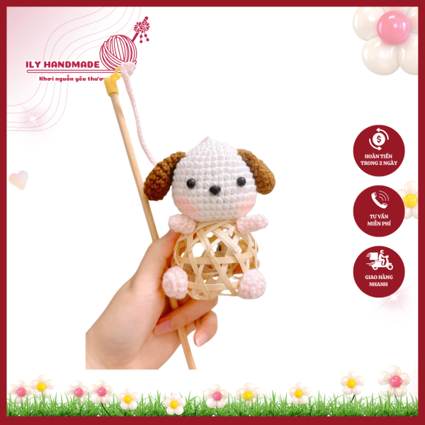 lồng đèn móc len