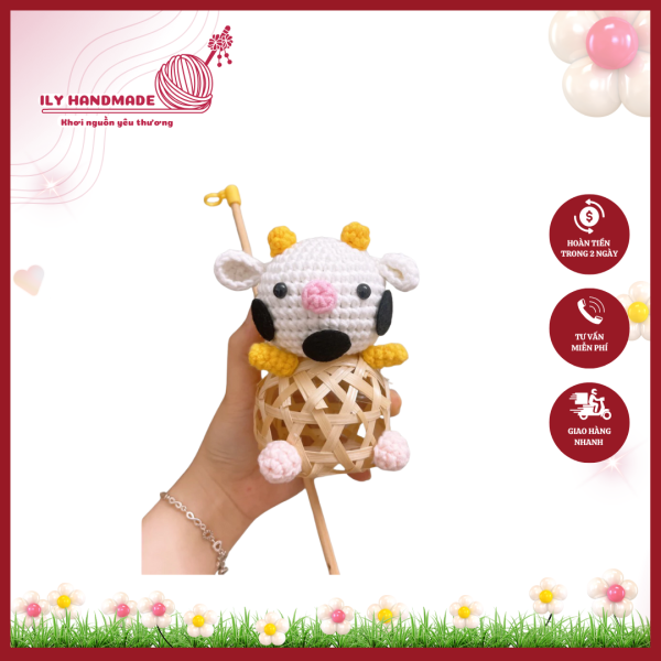 lồng đèn móc len