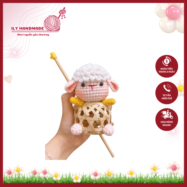 lồng đèn móc len