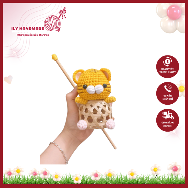 lồng đèn móc len
